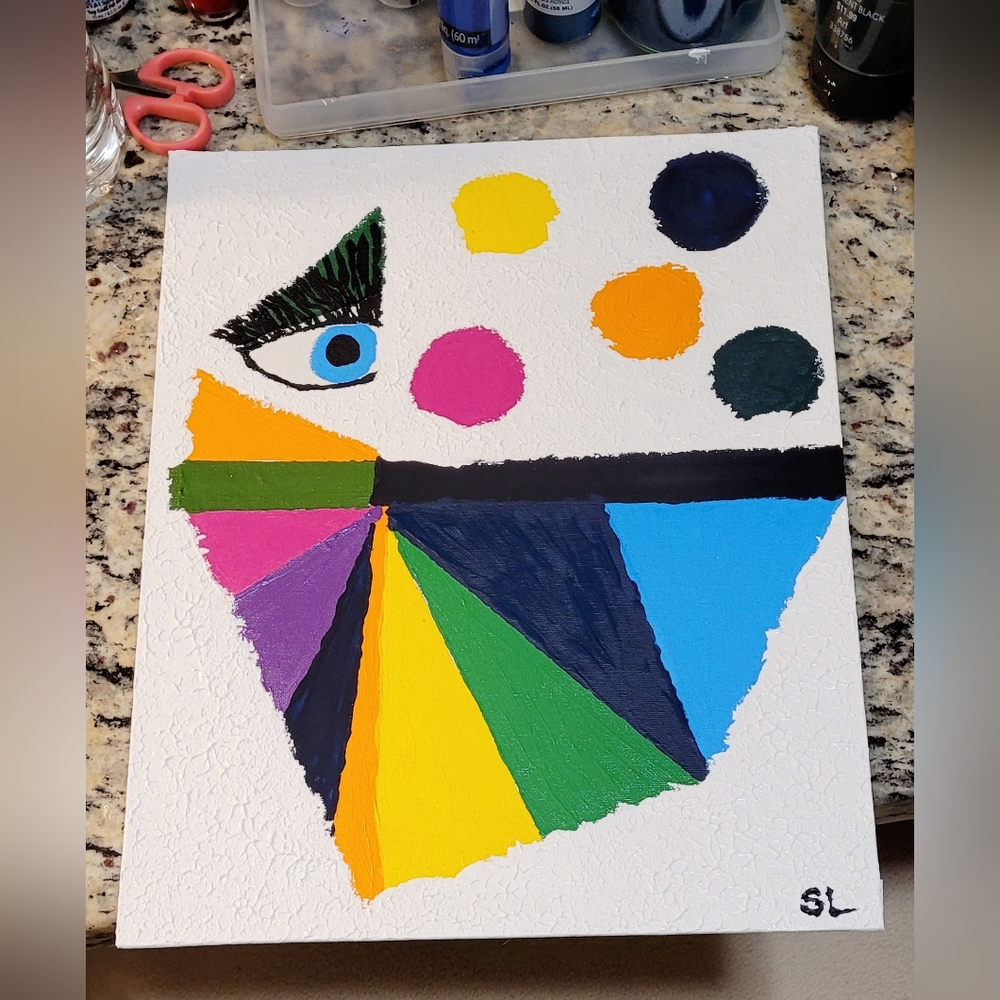 Abstract art 15x11 inches